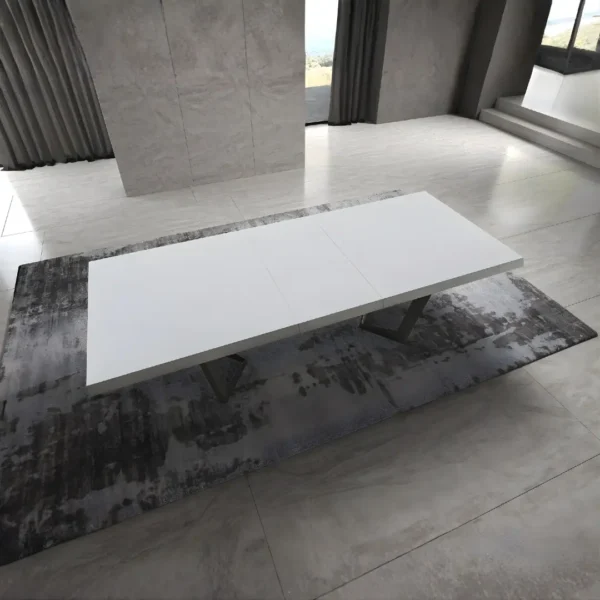 Shiny Elite White Dining room Set Additional items