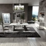 Shiny Elite White Dining room Set Additional items