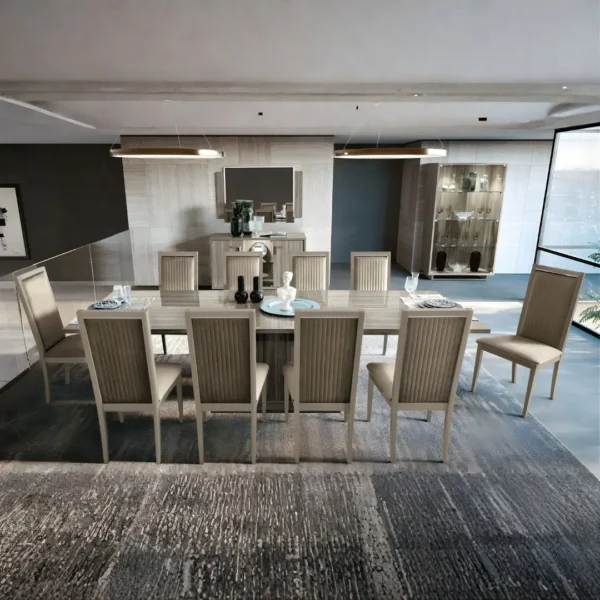 Volare Dining Room Set Gray Additional Items