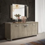 Volare Dining Room Set Gray Additional Items