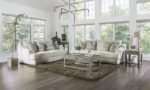 Off-White MOORPARK LOVESEAT SM6092-LV by Furniture of America. 13