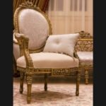6Pcs Handmade Serenity Ivory Sofa Set 14