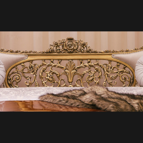 Handmade Serenity Ivory Sofa 10