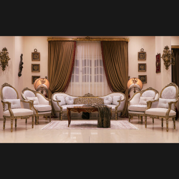 Handmade Serenity Ivory Sofa 8