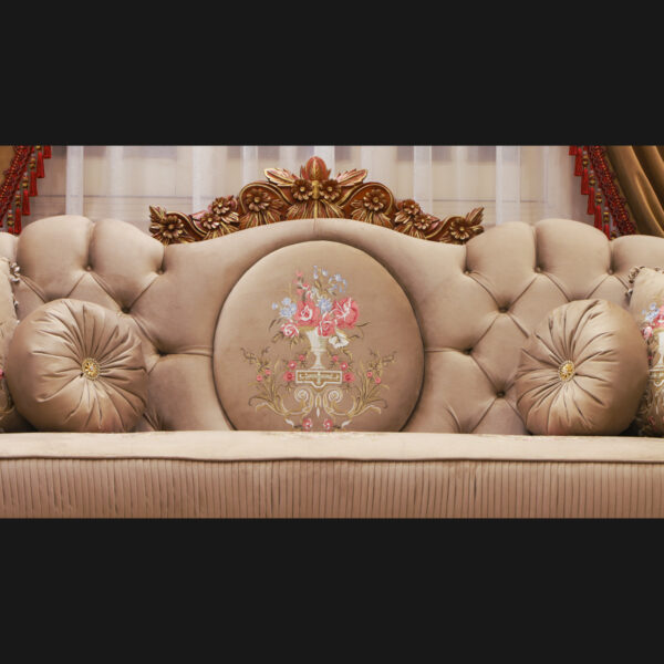 Handmade Ghenwa Brown Sofa 11