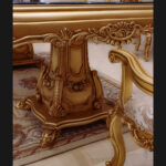 11pcs Handmade Palace Gold Dinning Set 13
