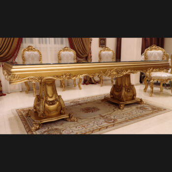 Handmade Palace Gold Dinning Table