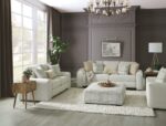 Beige Cochrane Ottoman SM5120-OT By Furniture of America 8