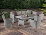 Gray Shonda 3PC. Patio Dining Set FM80001GG-SET By Furniture of America 8
