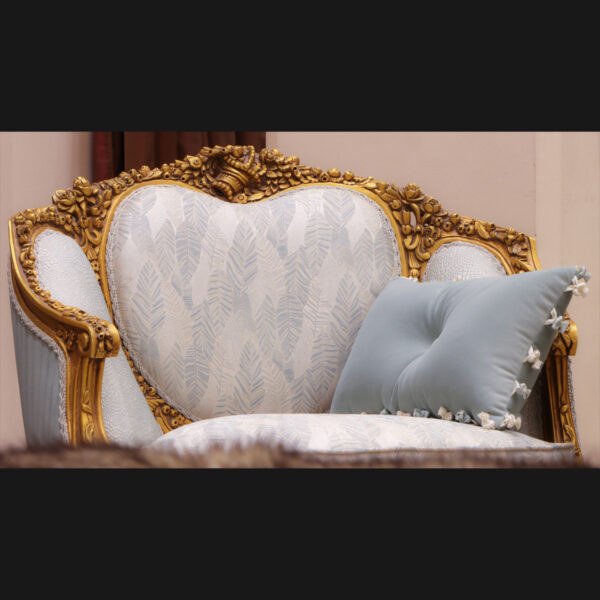 Handmade Royal Baby Blue Chair 10