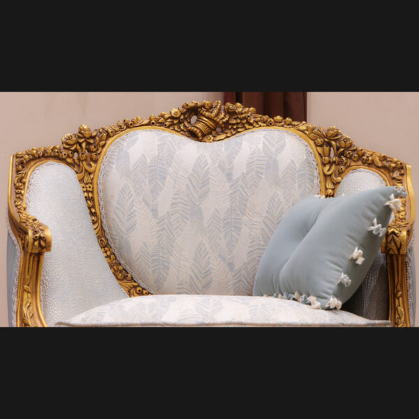 Handmade Royal Baby Blue Chair 9