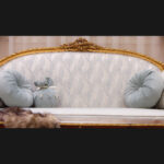 Handmade Royal Baby Blue Sofa 12