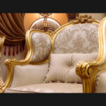 Handmade Palace Gold Chair 14