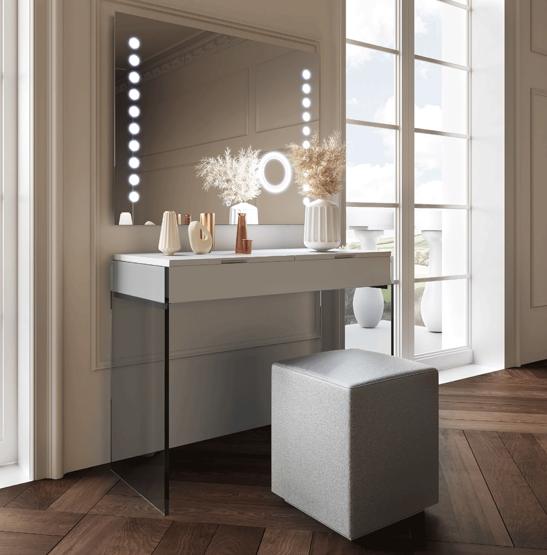 Mat MX53 Vanity Dresser p12417 By ESF Furniture