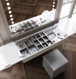 Mat MX53 Vanity Dresser p12417 By ESF Furniture Luxury Bedroom Dressers & Mirrors Mobilia Cleopatra 8 Mat MX53 Vanity Dresser p12417 By ESF Furniture 8