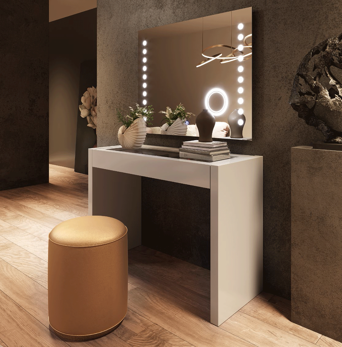 Mat MX55 Vanity Dresser p12419 By ESF Furniture