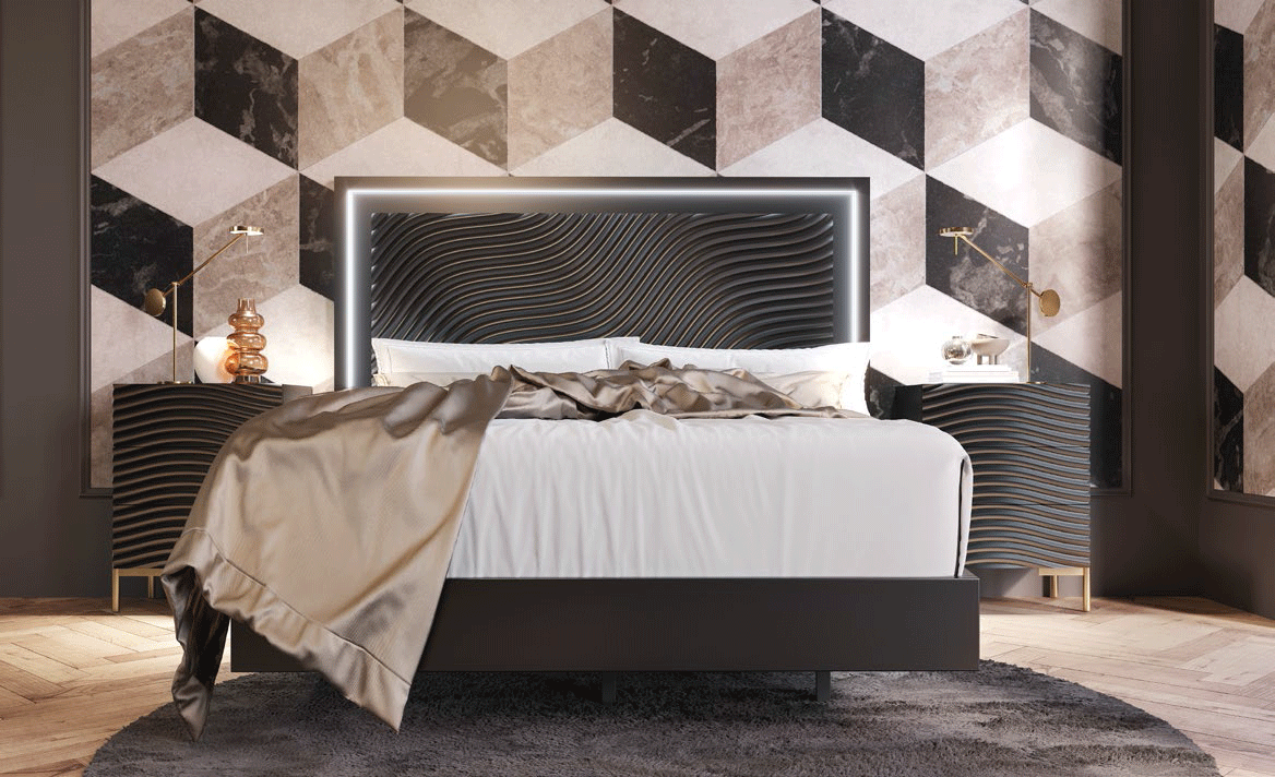 Mat MX68 Black Bedroom Set p12445 By ESF Furniture