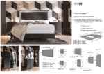 Mat MX68 Black Bedroom Set p12445 By ESF Furniture 19