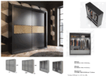 Mat MX68 Black Bedroom Set p12445 By ESF Furniture 20