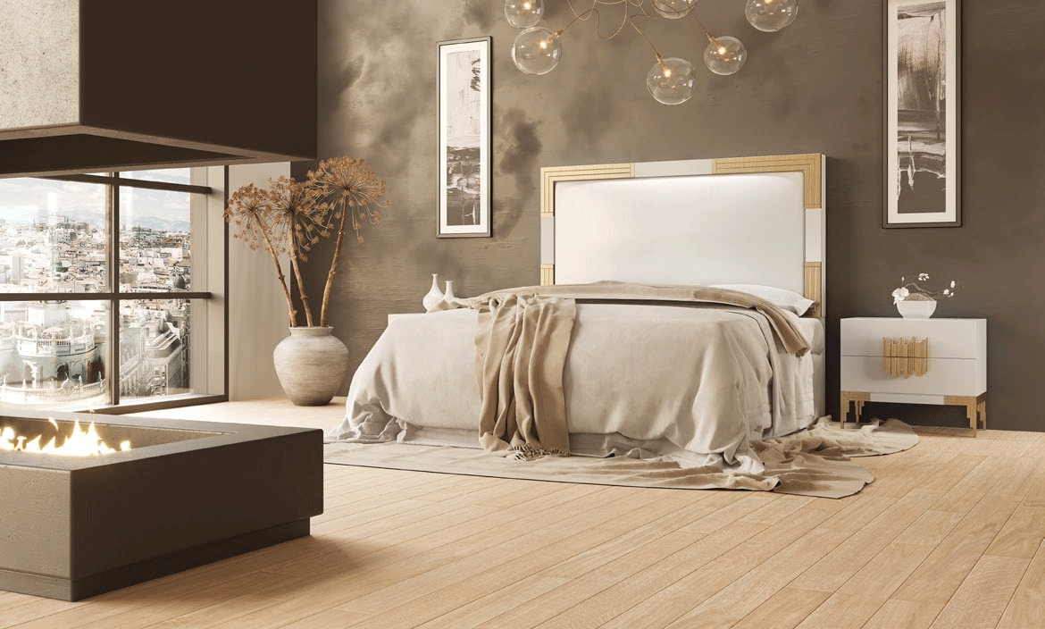 Mat MX83 White Bedroom Set p12450 By ESF Furniture