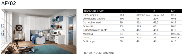 AF02 Bedroom Set p12747 By ESF Furniture - Image 4