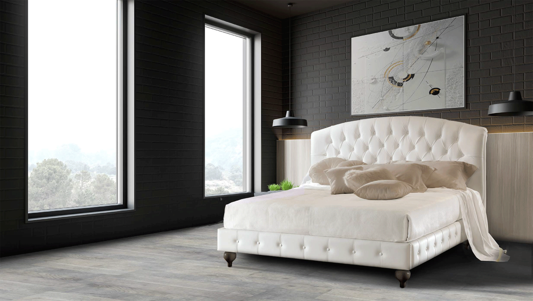 Alison Bed p12539 By ESF Furniture