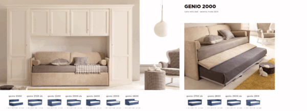 Genio 2000 Bed By ESF Furniture - Image 2