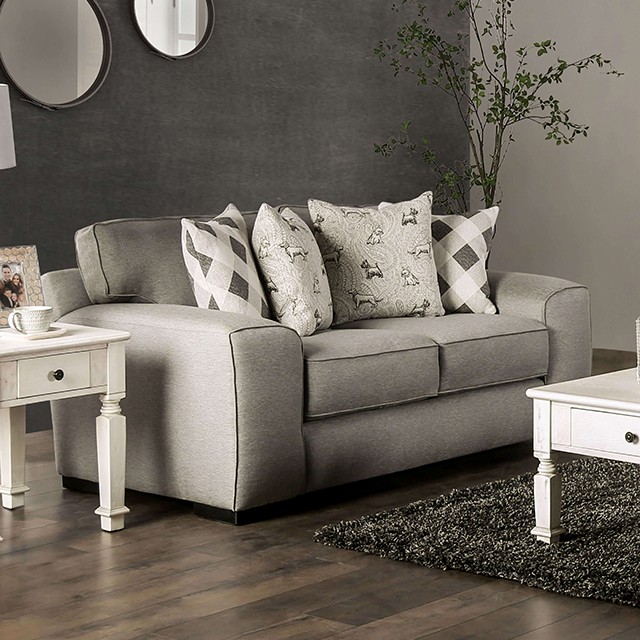 Gray Newry Loveseat SM6091-LV By Furniture of America