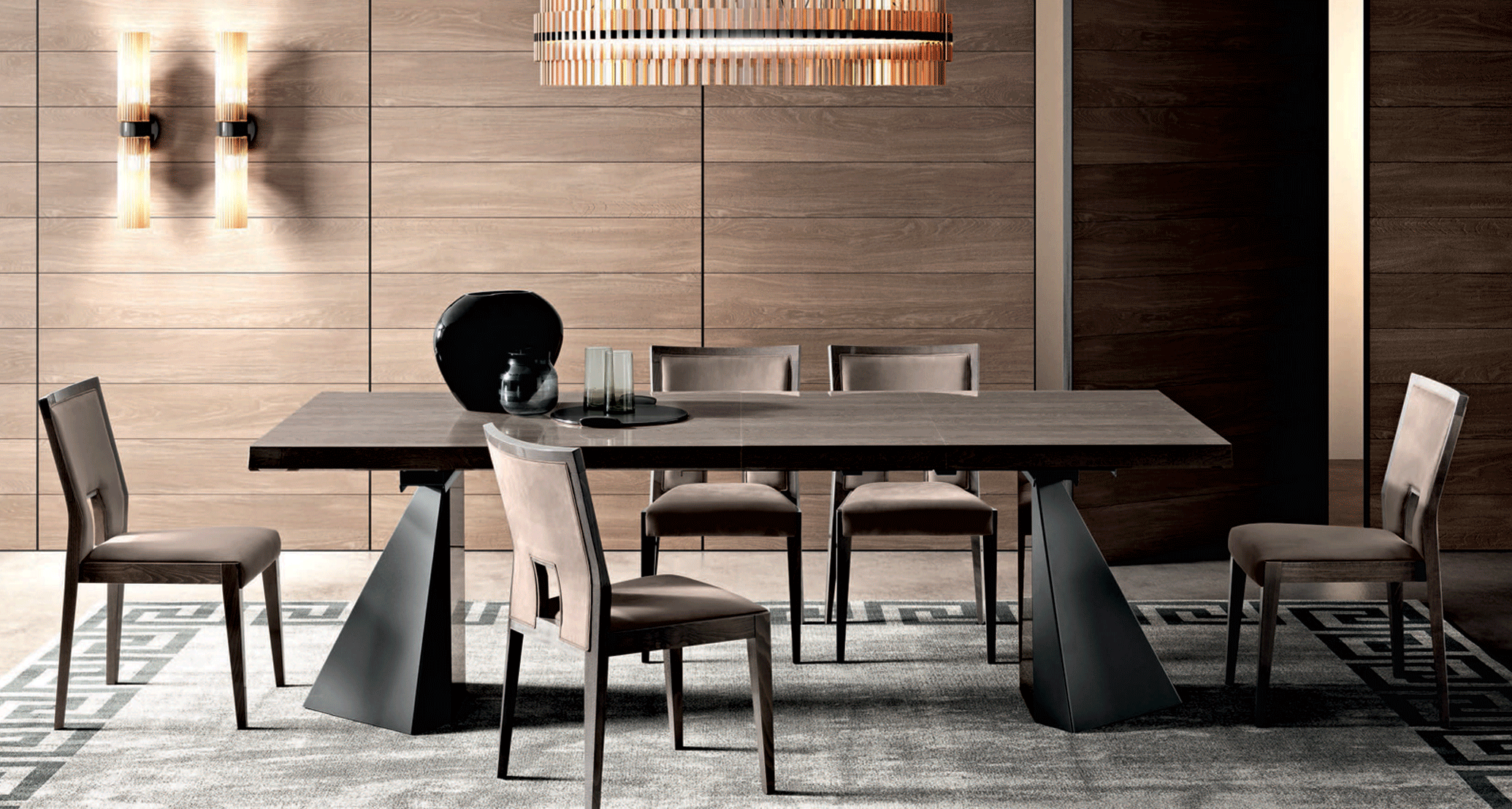 Elite Dining Room Set Additional Items Silver/Birch p10243 By ESF Furniture