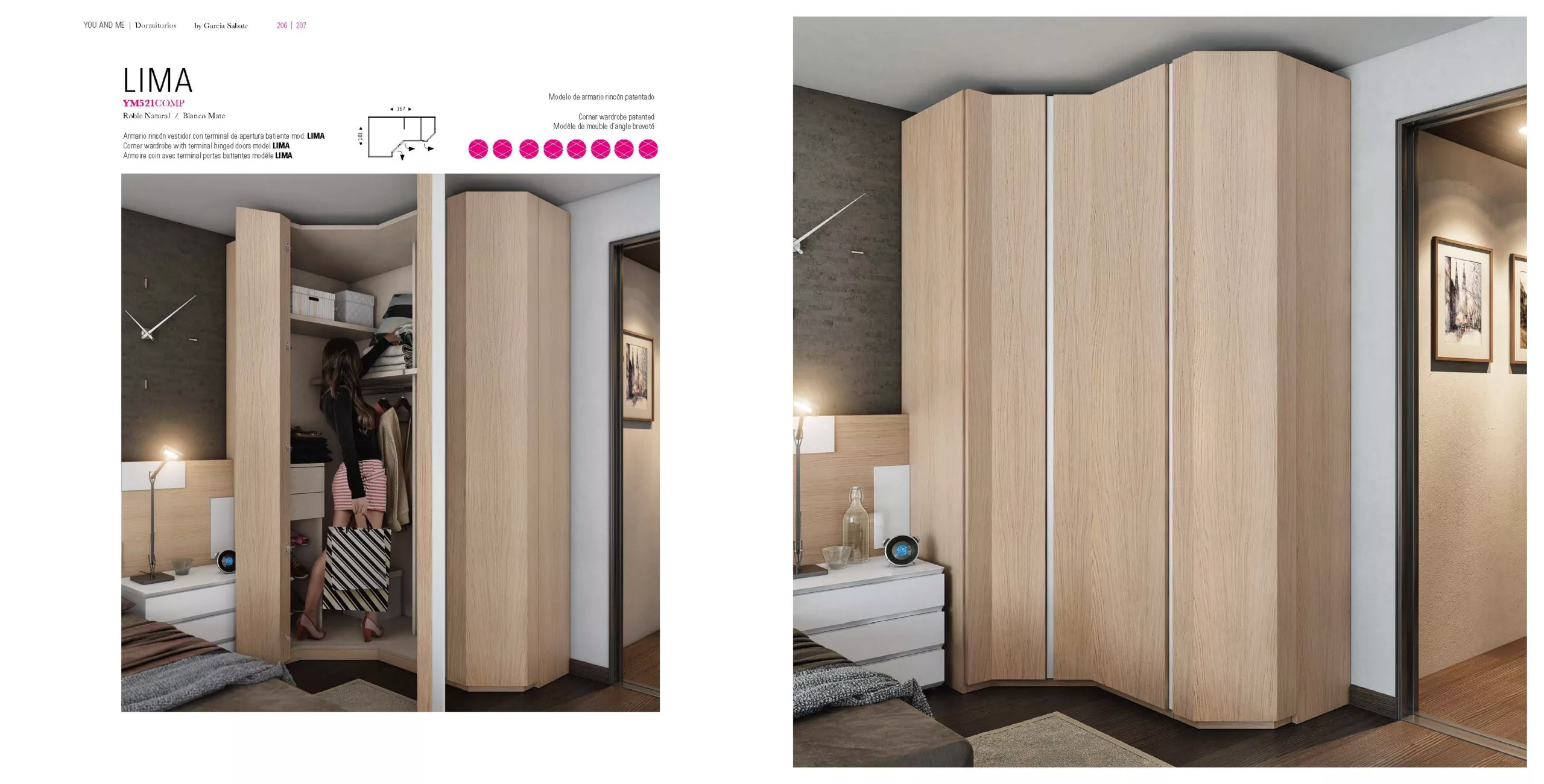 YM521 Wardrobes i24801 By ESF Furniture