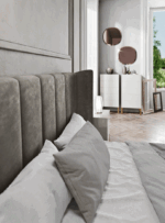 Parros Gray Velvet Bedroom Set p12536 By ESF Furniture ESF Furniture Mobilia Cleopatra 10 Parros Gray Velvet Bedroom Set p12536 By ESF Furniture 10