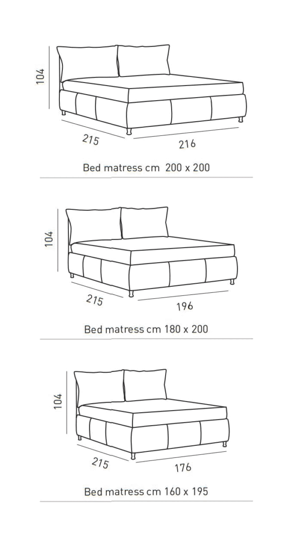Luce Bed p12649 By ESF Furniture 16