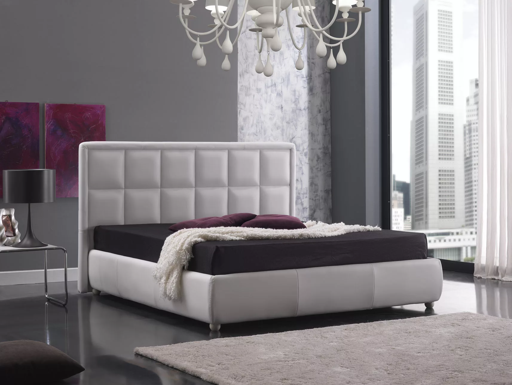 Saturno Bed p12651 By ESF Furniture ESF Furniture Mobilia Cleopatra 24 Saturno Bed p12651 By ESF Furniture 24
