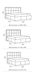Saturno Bed p12651 By ESF Furniture ESF Furniture Mobilia Cleopatra 26 Saturno Bed p12651 By ESF Furniture 26