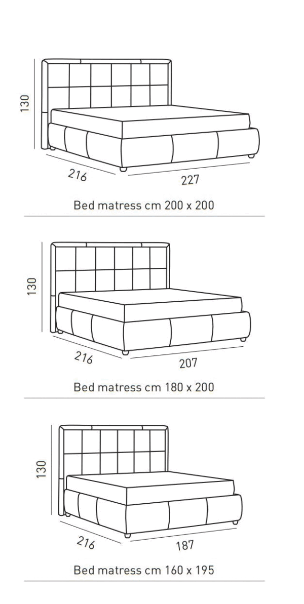 Saturno Bed p12651 By ESF Furniture 16