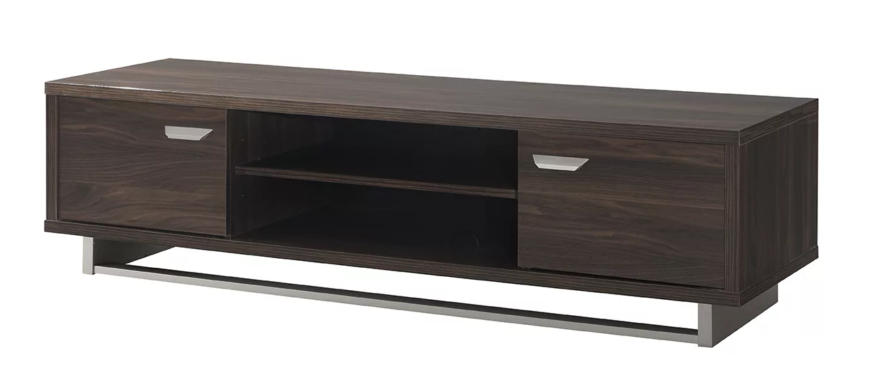 Volare Entertainment center Dark Walnut/Nickel Additional items p13026 By ESF Furniture Living Room & Sofa Sets Mobilia Cleopatra 23 Volare Entertainment center Dark Walnut/Nickel Additional items p13026 By ESF Furniture 23
