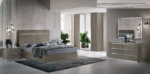 Shiny Kroma Bedroom Set Gray Additional Items p13103 By ESF Furniture 13