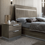 Shiny Kroma Bedroom Set Gray Additional Items p13103 By ESF Furniture 15