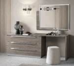 Shiny Kroma Bedroom Set Gray Additional Items p13103 By ESF Furniture 16
