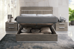 Shiny Kroma Bedroom Set Gray Additional Items p13103 By ESF Furniture 17