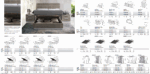 Shiny Kroma Bedroom Set Gray Additional Items p13103 By ESF Furniture 14