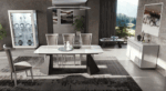 Shiny Elite White Dining room Set Additional items p13176 By ESF Furniture ESF Furniture Mobilia Cleopatra 62 Shiny Elite White Dining room Set Additional items p13176 By ESF Furniture 62