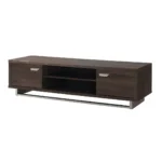 Volare Entertainment center Dark Walnut/Nickel Additional items