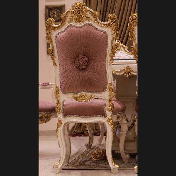 Handmade Bellona White Arm Chair 11