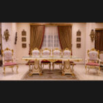 11 pcs Handmade Bellona White Dinning Set 18