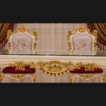 11 pcs Handmade Bellona White Dinning Set 22