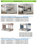 4.1 Reversible Bunk bed 200cm p13223 By ESF Furniture 23