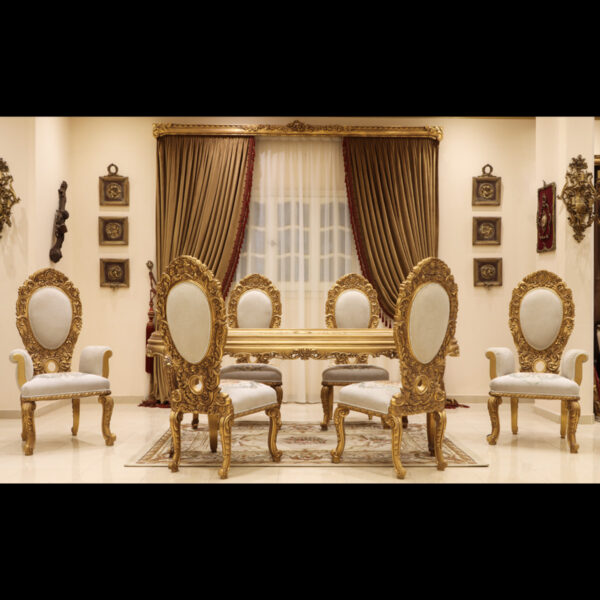 7pcs Handmade Bellagio Gold Dinning set 10