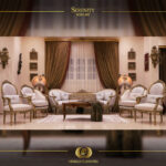 6Pcs Handmade Serenity Ivory Sofa Set 11