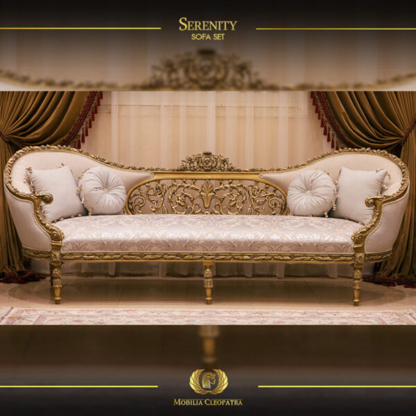 Handmade Serenity Ivory Sofa 7